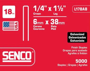 Senco 1-1/2 In 18 Gauge Medium Wire Staple