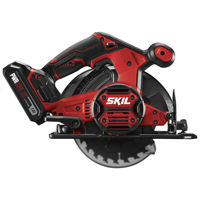 SKIL PWR CORE 20️ 20V 6-1/2 In. Circular Saw Kit with 2.0Ah Lithium Batteries