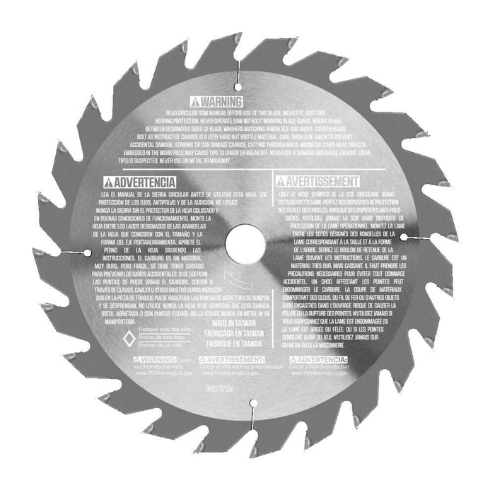 SKIL 7-1/4 In. x 24-Tooth Carbide Tipped Circular Saw Blade