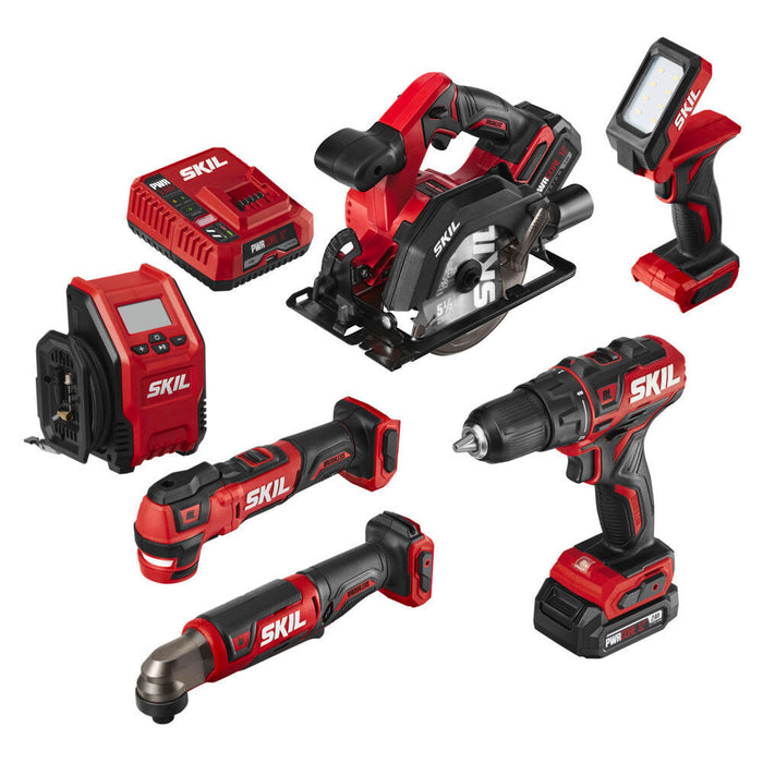 SKIL PWR CORE 12️ Brushless 6-Tool Combo Kit