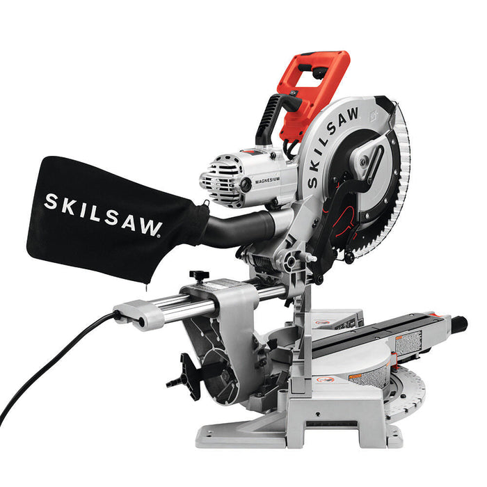 SKIL 12 In. Worm Drive Dual Bevel Sliding Miter Saw with Diablo Blade
