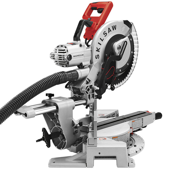 SKIL 12 In. Worm Drive Dual Bevel Sliding Miter Saw with Diablo Blade