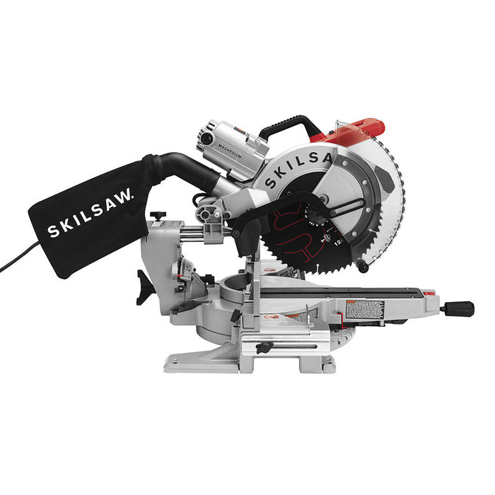 SKIL 12 In. Worm Drive Dual Bevel Sliding Miter Saw with Diablo Blade
