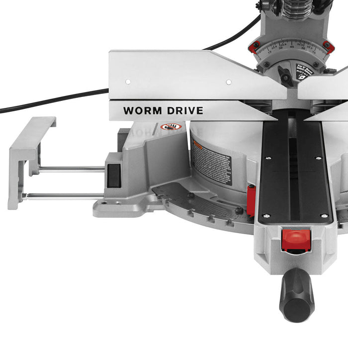 SKIL 12 In. Worm Drive Dual Bevel Sliding Miter Saw with Diablo Blade