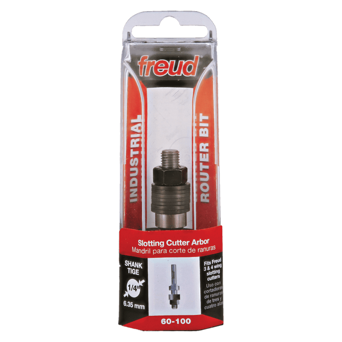 Freud 60-100 Slotting Cutter Arbor with 1/4 In. Shank
