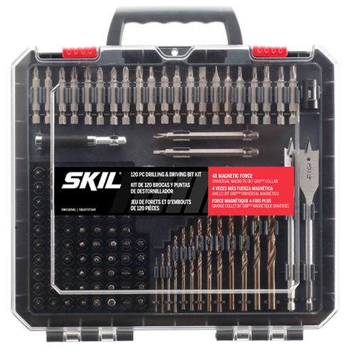 SKIL 120-Piece Drilling and Driving Set with Bit Grip