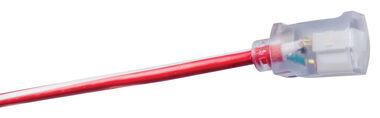 Southwire 100-Feet, Contractor Grade, 12/3 Extension Cord, With Lighted End, Red White And Blue, American Made Extension Cord, Indoor and Outdoor Use, Water Resistant Flexible Jacket