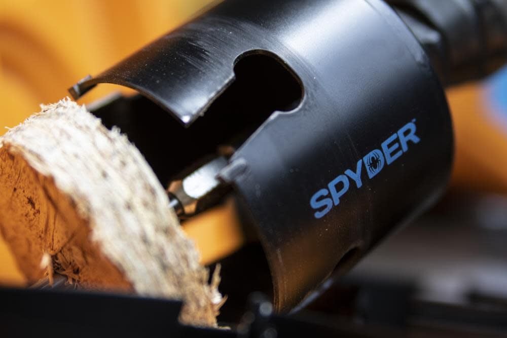 Spyder 600044CF 4-1/4-Inch Diameter Carbide Tipped Hole Saw, for Fiber Cement Board, Wood, PVC, Plastic, Concrete Block, Ceramic Tile, and More