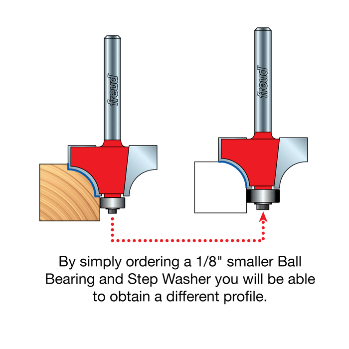 Freud 36-112 5/16" Radius Beading Bit with 1/4" Shank