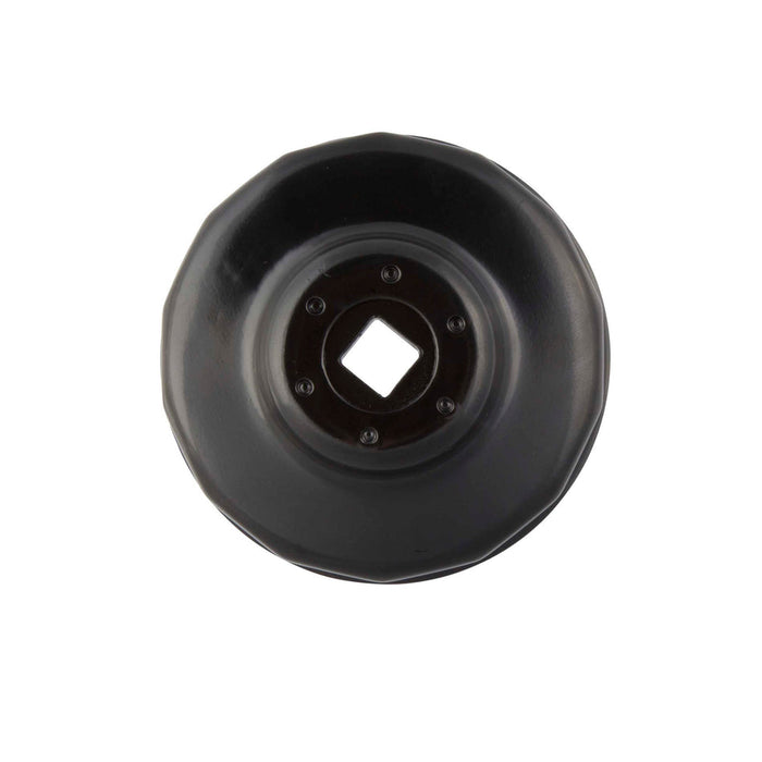 Steelman 06139 Low Profile Oil Filter Cap Wrench Socket 74mm x 14 Flute, 3/8-inch Drive, Heavy Duty Chrome Vanadium Steel