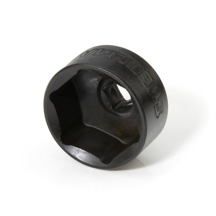 Steelman 95651 32mm Low Profile Oil Filter Wrench Socket for GM, Saturn, Saab, Chevrolet, and Others, 3/8-Inch Drive