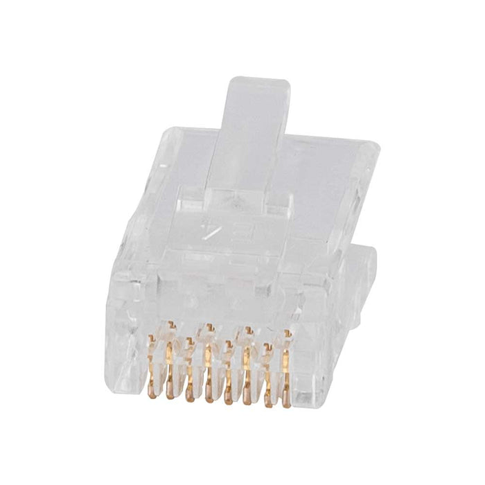Klein Tools VDV826-704 Pass-Thru Modular Data Plugs, RJ-45-CAT6A, UTP (Pack of 50)