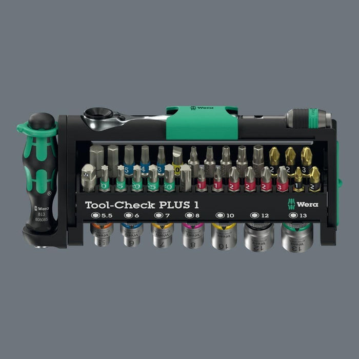 Wera Tools 05049055001 Chrome-Vanadium Tool-Check Plus 1 Set, 39 Pieces