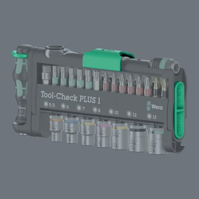 Wera Tools 05049055001 Chrome-Vanadium Tool-Check Plus 1 Set, 39 Pieces