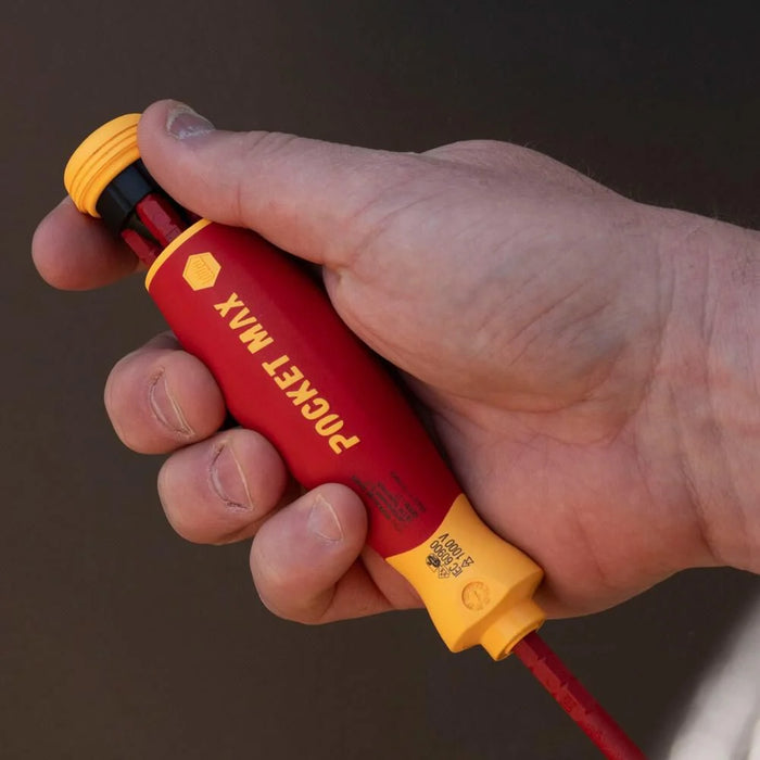 Wiha 28345 6 Piece Insulated SlimLine PocketMax Multi-Driver