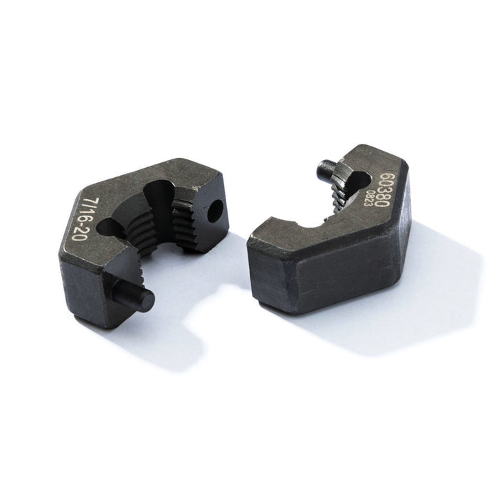 Steelman 60380 7/16-20 SAE Split Die Thread Chaser, Indexing Pins, Steel, Repairs Threads on Wheel Studs and Bolts