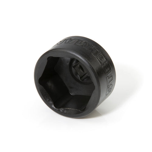 Steelman 29mm Low Profile Oil Filter Wrench Socket for Dodge Cummins and Others, 3/8-Inch Drive, Corrosion-Resistant Black Phosphate Coating