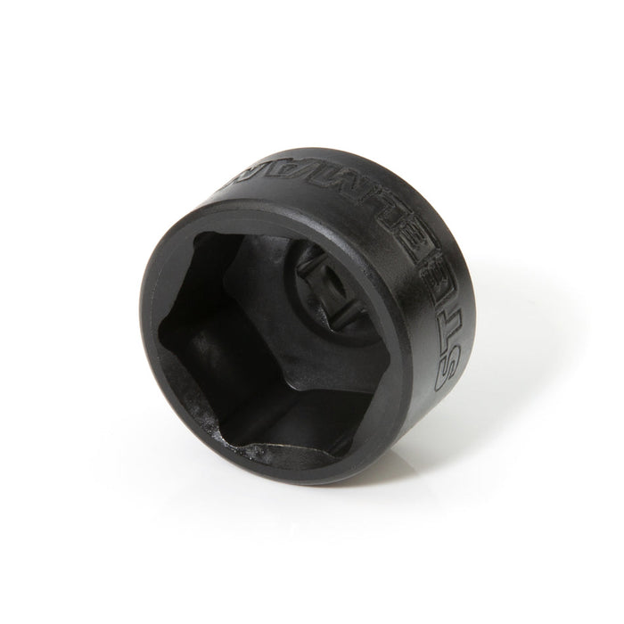 Steelman 29mm Low Profile Oil Filter Wrench Socket for Dodge Cummins and Others, 3/8-Inch Drive, Corrosion-Resistant Black Phosphate Coating