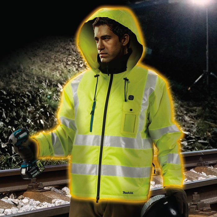 18V LXT Lithium-Ion Cordless High Visibility Heated Jacket, Jacket Only (S)