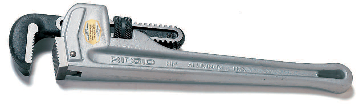 Model 818 18" Aluminum Straight Pipe Wrench, WRENCH, 818 ALUM