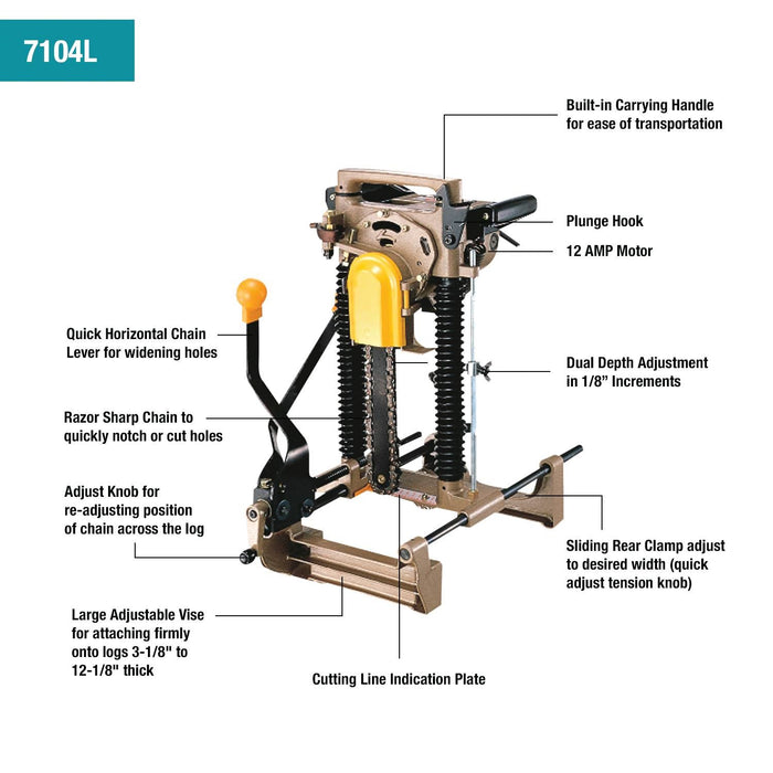 Makita (7104L) Chain Mortiser