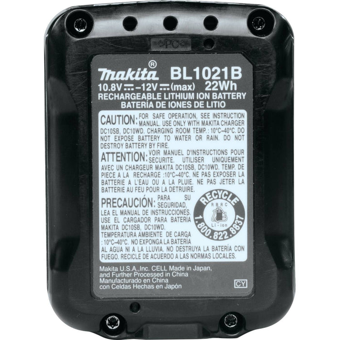 Makita BL1021B - 12V max CXT Lithium-Ion 2.0Ah Battery
