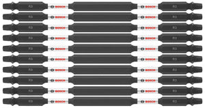 Bosch ITDESQ36B - 10 pc. Impact Tough 6 In. Square #3 Double-Ended Bits (Bulk Pack)