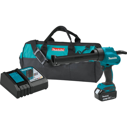 Makita XGC01T1 - 18V LXT Lithium-Ion Cordless 10 oz. Caulk and Adhesive Gun Kit, bag, with one battery (5.0Ah)
