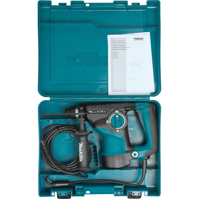 Makita 1-1/8" Rotary Hammer, accepts SDS-PLUS bits, 3-mode, var. spd., reversible, L.E.D. Light, case