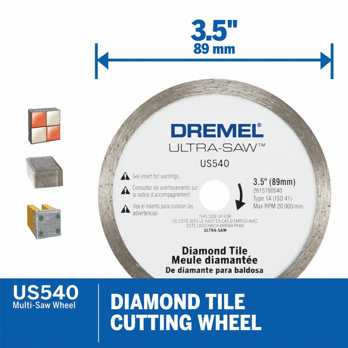 Dremel US20V-01 - Dremel Ultra-Saw US20V-01 20V Max Cordless Multi-Saw Kit
