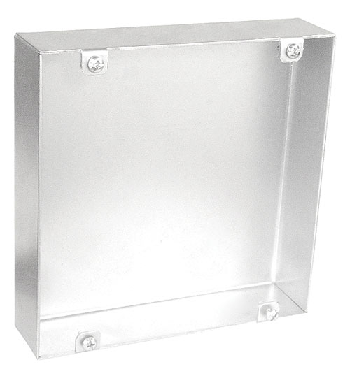 Six Square Blank Junction Box 11/2"Deep no Knockout, 10 Pak