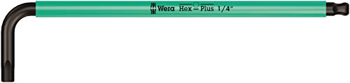 Wera 05022640001 950/9 Hex-Plus Multicolour Imperial 2 L-Key Set, Imperial, BlackLaser, 9 Pieces