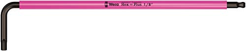 Wera 05022640001 950/9 Hex-Plus Multicolour Imperial 2 L-Key Set, Imperial, BlackLaser, 9 Pieces