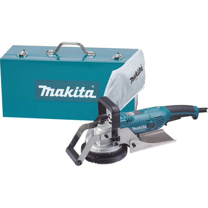Makita PC5001C - 5" Concrete Planer, 10 AMP, 10,000 RPM, adjustable front roller, case