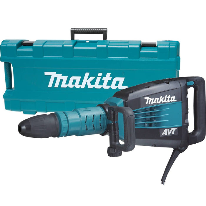 Makita 27 lb. AVT Demolition Hammer, accepts SDS-MAX bits, case (w/ wheels)