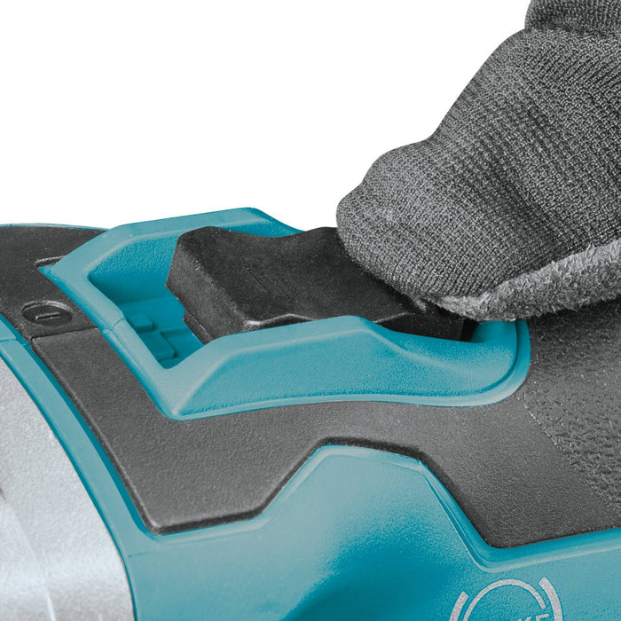 Makita XAG16Z - 18V LXT Lithium-Ion Brushless Cordless 4-1/2” / 5" Cut-Off/Angle Grinder, 3,000-8,500 RPM, var.spd., electric brake, no lock-off, lock-on (Bare Tool)