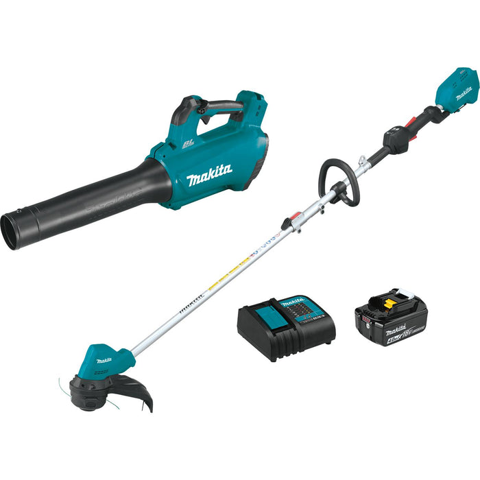 Makita XT286SM1 - 18V LXT Lithium-Ion Brushless Cordless 2 Pc. Combo Kit, XBU03Z, XRU12Z, with one battery (4.0Ah)
