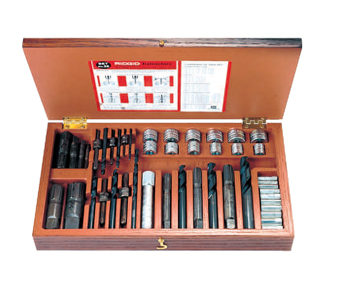 Model 25 Screw and Pipe Extractor Set, EXTRACTOR, SET 25 — Contractor