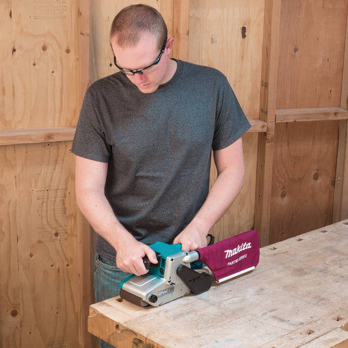 Makita 4" x 24" Belt Sander, 8.8 AMP, var. spd.