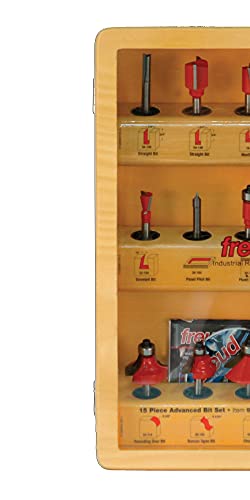 Freud Router Bit Set with 1/4-Inch Shank