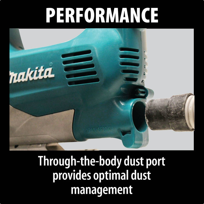 Makita JV0600K - Top Handle Jig Saw, tool-less, 500-3,100 SPM, var. spd, orbital, case