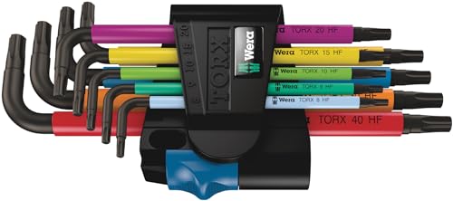 Wera Tools Torx L-Key Set 967 Sl/9 with Holding Function — Contractor ...