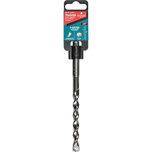 Makita 3/8" x 6" SDS-Plus Bit, 2-Cutter-B-60654