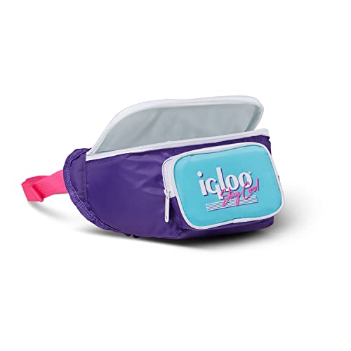 Igloo Purple Retro Fanny Pack