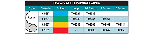Makita Round Trimmer Line, 0.095”, Orange, 280’, 1 lbs.