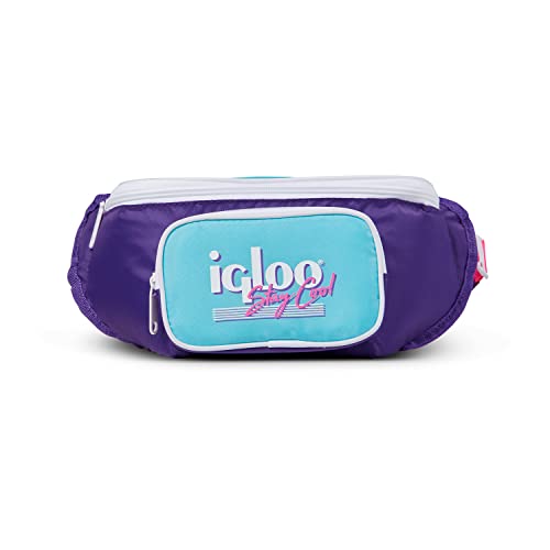Igloo Purple Retro Fanny Pack