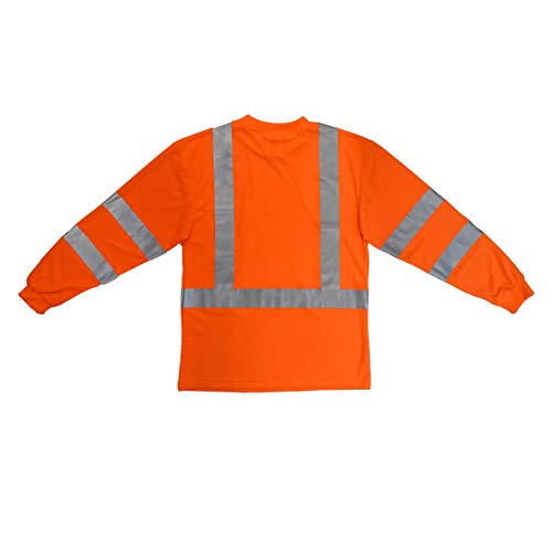 Radians Class 3 Max-Dri Moisture Wicking Mesh Long Sleeve Safety T-Shirt