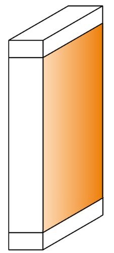CMT Flush Trim Bit with Double Bearing 2 In. Cutting Length 1/2 In. Shank