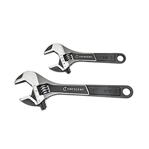 CRESCENT 2 Pc. Wide Jaw Adjustable Wrench