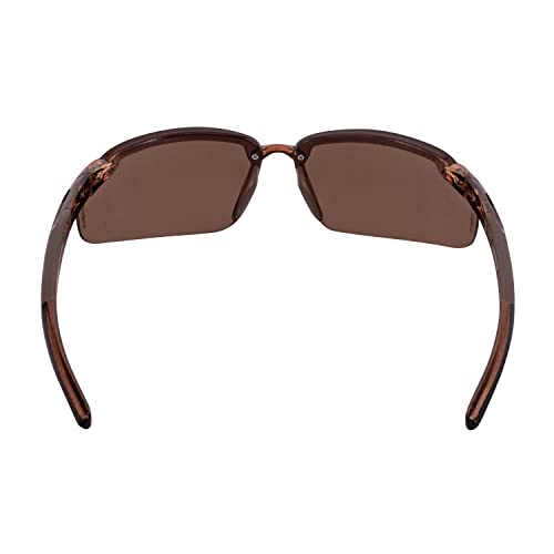 Radians ES5 Bifocal Safety Eyewear Crystal Brown Frame HD Brown Lens 1.5 Diopter